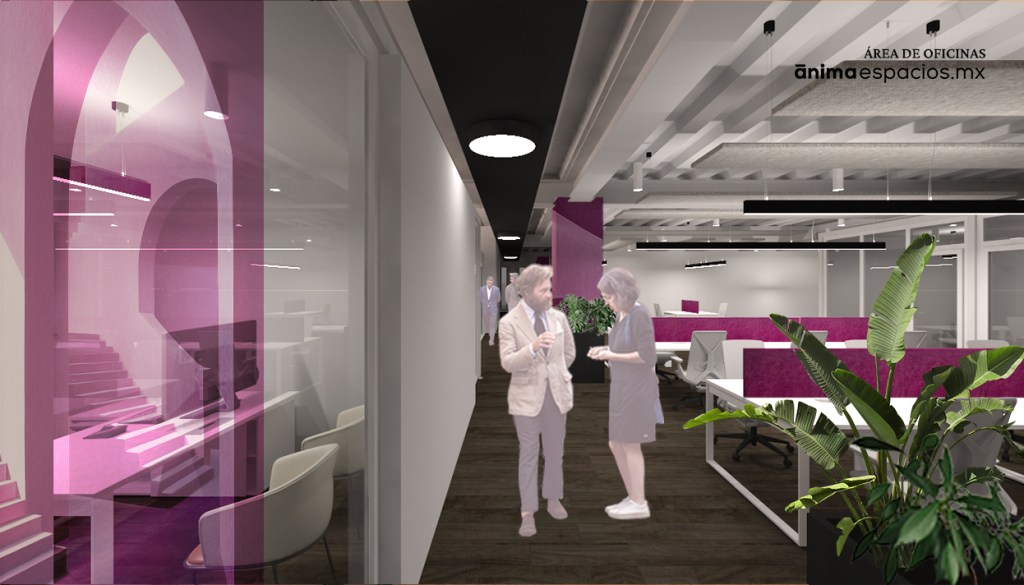 Diseño arquitectura oficinas industrial arte remodelación